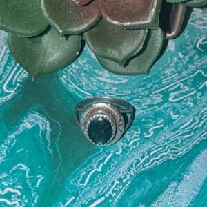 Native Sterling Silver Blue Abalone MOP